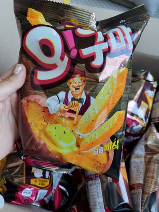 꿀버터 오!구마 꿀버터 오구마 16봉 — 5점을 준 리뷰어가 2021년 7월 올린 사용 사진