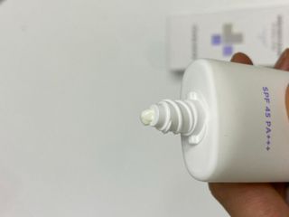 바노바기 코스메틱 바노바기 밀크씨슬 리페어 시카 선스크린 플러스 50ml — 4점을 준 리뷰어가 2023년 3월 올린 사용 사진