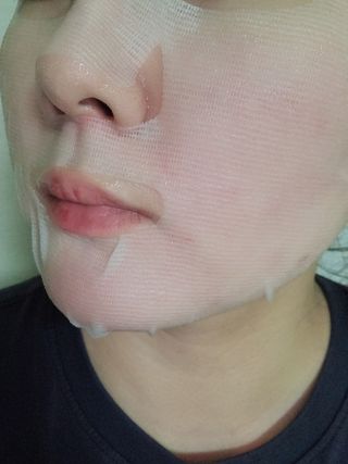 [후르디아] 골라쓰는 비건마스크팩 2종 -백년초 / 망고 — 5점을 준 리뷰어가 2021년 9월 올린 사용 사진