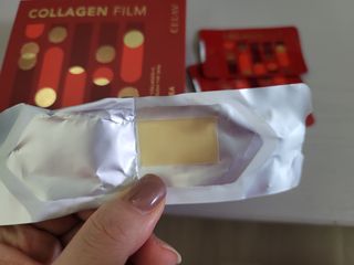 프리마인 귀족의 콜라겐, 92배 흡수율. 럭셔리 프리미엄 셀라브 콜라겐필름 30매 — 4점을 준 리뷰어가 2021년 9월 올린 사용 사진