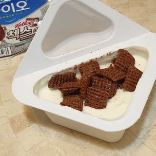 매일바이오 토핑요거트 — 4점을 준 리뷰어가 2021년 5월 올린 사용 사진