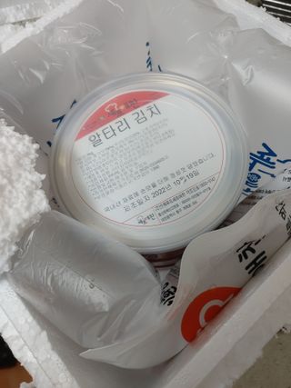 셰프애찬 알타리김치 총각김치 1kg — 5점을 준 리뷰어가 2022년 10월 올린 사용 사진