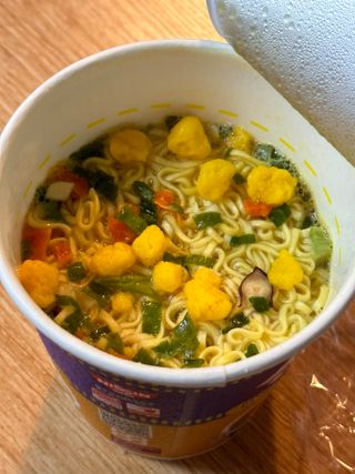 NISSIN 닛신 컵누들  4종 - 씨푸드오리지날, 씨푸드 스파이시, 씨푸드 커리, 씨푸드 XO소스 — 4.5점을 준 리뷰어가 2022년 12월 올린 사용 사진