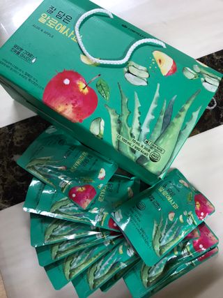 서울약사신협 잘 담은 알로애사과_70ml x 30포 — 5점을 준 리뷰어가 2021년 10월 올린 사용 사진