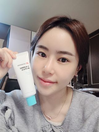 리더스코스메틱 리더스 카밍 바이오틱스 크림 마스크 — 5점을 준 리뷰어가 2021년 3월 올린 사용 사진