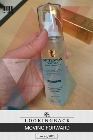 오투에니원 화이트스완 센텔라 루미너스 미스트 세럼 100ml — 5점을 준 리뷰어가 2023년 1월 올린 사용 사진