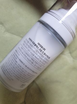아이레시피 아쿠아피토플렉스 크림 인 토너 미스트 60ml — 5점을 준 리뷰어가 2023년 1월 올린 사용 사진