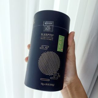 프리마인 자체 기업부설 연구소에서 찾아낸 건강한 수면의 비밀.  슬립토 플러스 30포 — 4점을 준 리뷰어가 2023년 4월 올린 사용 사진
