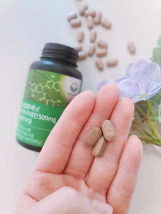 슬림플래닛 녹차카테킨 500mg 애프터밀 — 5점을 준 리뷰어가 2021년 2월 올린 사용 사진