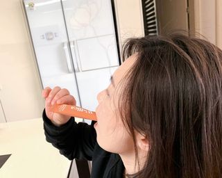 웰리카 다이어트 프로바이오틱스 — 5점을 준 리뷰어가 2021년 2월 올린 사용 사진