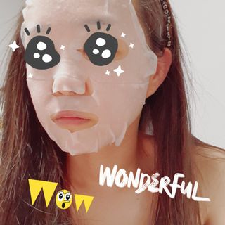 [아이오유] 수퍼 아쿠아 모이스트 마스크팩(10매) — 5점을 준 리뷰어가 2022년 6월 올린 사용 사진