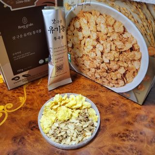 씨알푸드 유기농 쌀 시리얼 390g + 갓 구운 유기농 발아통곡물 150g — 5점을 준 리뷰어가 2022년 1월 올린 사용 사진