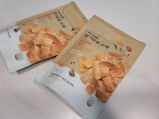 모던하우스 오픈에 구워 바삭한 국내산 닭가슴살 스낵 — 5점을 준 리뷰어가 2022년 10월 올린 사용 사진