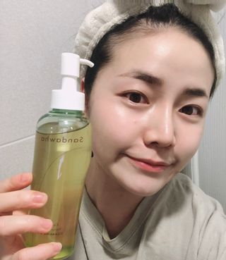 스킨큐어 산다화 순한 클렌징 동백 오일 200ml — 4점을 준 리뷰어가 2023년 3월 올린 사용 사진