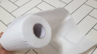 부직포나라 중금속유해물질ZERO 뜯어쓰는 주방 일회용수세미 60매 2매 — 5점을 준 리뷰어가 2022년 9월 올린 사용 사진