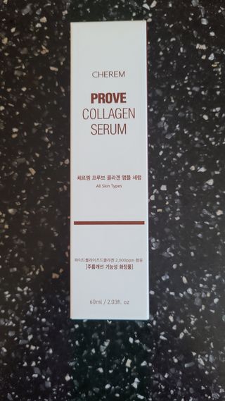 체르엠  프루브 콜라겐 앰플세럼 60ml 1병 — 5점을 준 리뷰어가 2022년 1월 올린 사용 사진
