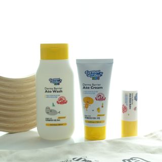포멀비 키즈 더마베리어 아토 세트(크림 120ml+워시 300ml+스틱밤 18g) — 5점을 준 리뷰어가 2023년 11월 올린 사용 사진