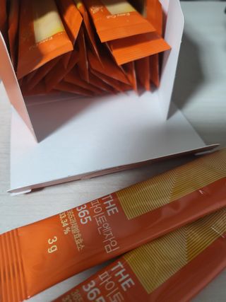 [닥터루템]맛있는 파인애플맛 과채효소 THE파이토엔자임365 1box (30포) — 5점을 준 리뷰어가 2022년 10월 올린 사용 사진