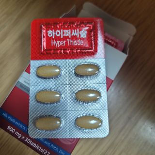 뉴트리션팩토리 비타프렙 하이퍼씨슬 밀크씨슬 900mg — 5점을 준 리뷰어가 2021년 8월 올린 사용 사진