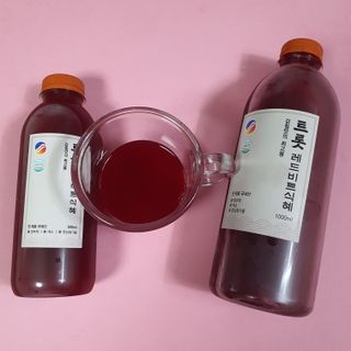 트롯전통식혜 트롯레드비트식혜 1리터 +500리터 — 5점을 준 리뷰어가 2021년 5월 올린 사용 사진