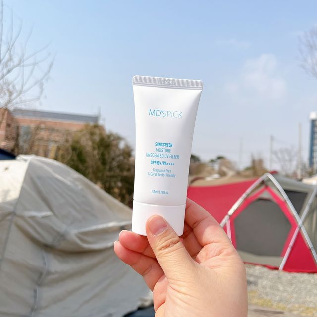 엠디스픽 무향자차 수분 선크림 PSF50+ PA++++ 50ml 리뷰 사진