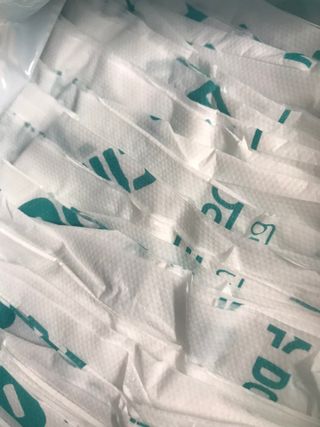 아베크 펫 와이드 프리미엄 중형 애견 강아지 배변 패드 54매 1팩 45g — 5점을 준 리뷰어가 2021년 7월 올린 사용 사진