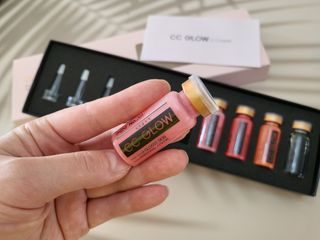 피비에스코리아 [씨씨글로우] 앤 치크 MCTS앰플 5입 + 더마롤러 — 5점을 준 리뷰어가 2021년 11월 올린 사용 사진