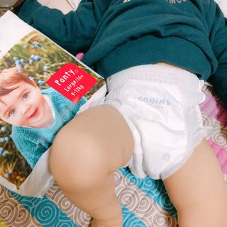 쿠잉 에어드라이  풀커버 팬티기저귀 (L/XL/XXL/XXXL) 1팩 — 5점을 준 리뷰어가 2022년 12월 올린 사용 사진
