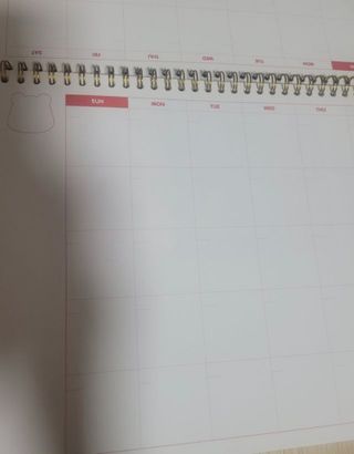 리훈 곰부 체크리스트+ 곰부 리무버블스티커 1장 — 4.5점을 준 리뷰어가 2021년 5월 올린 사용 사진