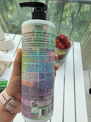 조향사 바디 앤 핸드 워시 화이트 포레스트 — 5점을 준 리뷰어가 2022년 7월 올린 사용 사진