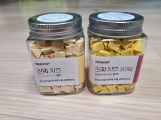 페페로니 진짜 프리바이오틱스 치즈+치즈고구마 180g+180g — 5점을 준 리뷰어가 2021년 7월 올린 사용 사진