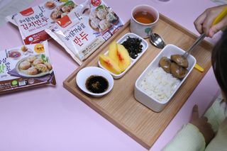 굽네몰 [굽네] 닭가슴살 만두 3종 9팩 — 5점을 준 리뷰어가 2021년 9월 올린 사용 사진