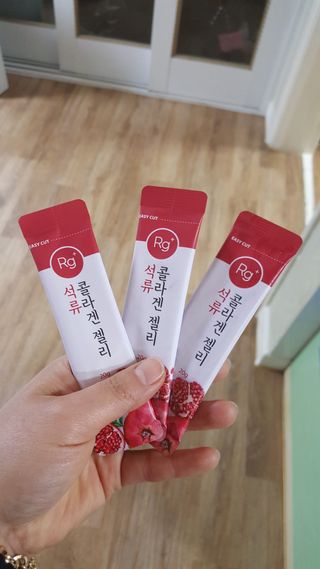 함초록 Rg+ 석류콜라겐젤리 — 5점을 준 리뷰어가 2021년 4월 올린 사용 사진