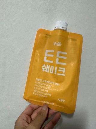 [덜다] 든든 식물성 단백질 쉐이크 40g X 7입 (곡물/딸기) — 5점을 준 리뷰어가 2023년 8월 올린 사용 사진