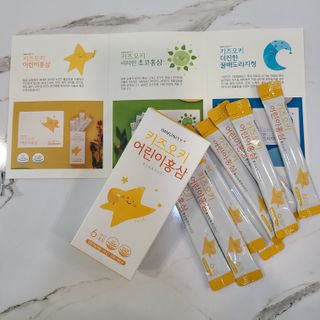 [이뮤니티플러스]우리아이 면역오키, 건강오키 _ 키즈오키 어린이홍삼 10포 1box — 4점을 준 리뷰어가 2022년 2월 올린 사용 사진