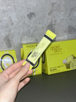 몽베스트 위드더 블랜딩 하우스 _레몬 블랙티 — 2점을 준 리뷰어가 2023년 1월 올린 사용 사진