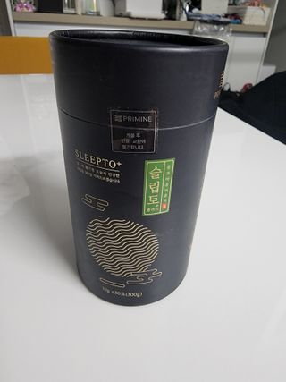 프리마인 자체 기업부설 연구소에서 찾아낸 건강한 수면의 비밀.  슬립토 플러스 30포 — 4점을 준 리뷰어가 2022년 5월 올린 사용 사진