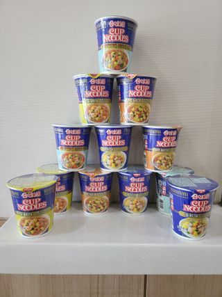 NISSIN 닛신 컵누들  4종 - 씨푸드오리지날, 씨푸드 스파이시, 씨푸드 커리, 씨푸드 XO소스 — 4점을 준 리뷰어가 2022년 5월 올린 사용 사진