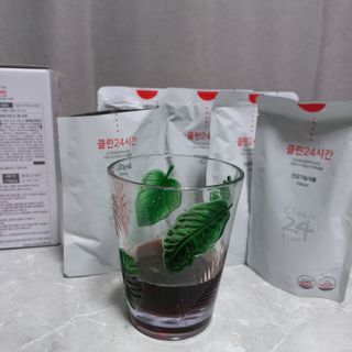 클린24시간 1BOX(5포) + 전용보틀(500ml) — 3점을 준 리뷰어가 2022년 12월 올린 사용 사진