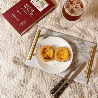 디앙뜨 포르투갈 에그타르트 오리지널 맛+패션후르츠 맛 중 택1 — 4.5점을 준 리뷰어가 2021년 8월 올린 사용 사진
