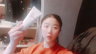 리더스코스메틱 리더스 카밍 바이오틱스 크림 마스크 — 5점을 준 리뷰어가 2021년 3월 올린 사용 사진