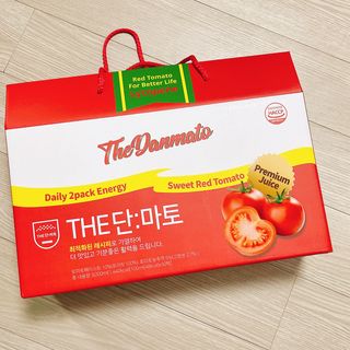 제이제이바이오 더단마토 프리미엄주스 100ml 30팩입 - 무설탕 스테비아 토마토즙 — 4.5점을 준 리뷰어가 2021년 11월 올린 사용 사진