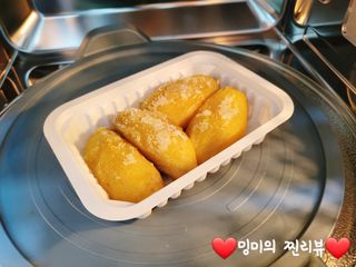 해뜨온 껍질없는 한입아이스 군고구마 120g x 4개 — 5점을 준 리뷰어가 2021년 9월 올린 사용 사진