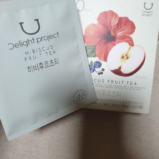 딜라이트 프로젝트 블렌딩티 우엉호박티, 히비후르츠티, 쟈스민캐모티 — 5점을 준 리뷰어가 2021년 7월 올린 사용 사진