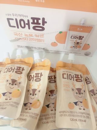 [몸엔용] 우리 아이 건강간식, 달콤한 녹용곤약젤리 디어팡 4종 — 5점을 준 리뷰어가 2021년 8월 올린 사용 사진