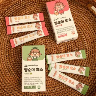 아이비웰니스 빵순이 효소 키위맛 7포 + 석류맛 7포 (총 14포, 2주분) — 5점을 준 리뷰어가 2022년 10월 올린 사용 사진