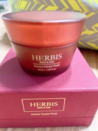 약손명가코스메틱 헤르비스 아로마 크림팩 50ml — 3.5점을 준 리뷰어가 2021년 3월 올린 사용 사진