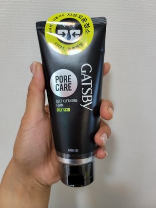 [갸스비] 지성 남성을 위한 포어케어 클렌징폼 — 5점을 준 리뷰어가 2021년 10월 올린 사용 사진