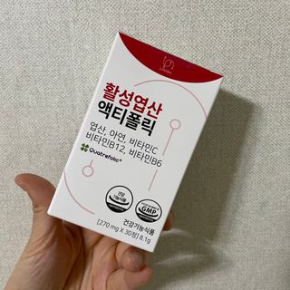 [리노브] 4세대 활성엽산 액티폴릭 270mg x 30정 — 5점을 준 리뷰어가 2022년 9월 올린 사용 사진