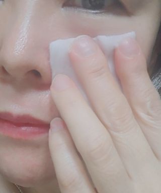 나나스킨 하이드로릴렉싱토너 — 4.5점을 준 리뷰어가 2021년 4월 올린 사용 사진